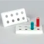 Vatstandaard van polystyreen Vathouder 8-gaats | 95 x 50 x 5 mm